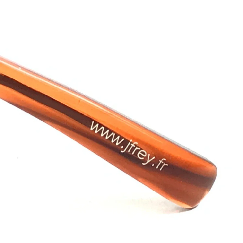 J.F. Rey Eyeglasses Frames JF2553 9060 Matte Brown Orange Horn 52-19-140